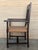 Brown 19th Century Spanish Colonial Altar Carved Armchairs With Cane Seat, Set of 4 For Sale - Image 8 of 12