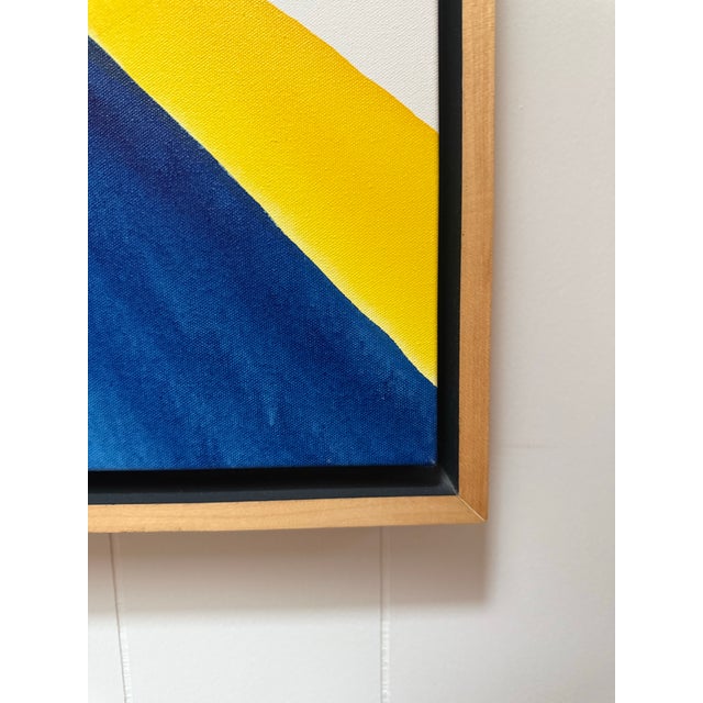 Mid-Century Modern Large Lillian B. Beranek Abstract Fluid Acrylic Painting - 36'x40' For Sale - Image 4 of 9