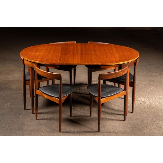 Mid-Century Modern Vintage Hans Olsen "Roundette" Dining Suite With 7 Chairs by Frem Røjle For Sale - Image 3 of 18