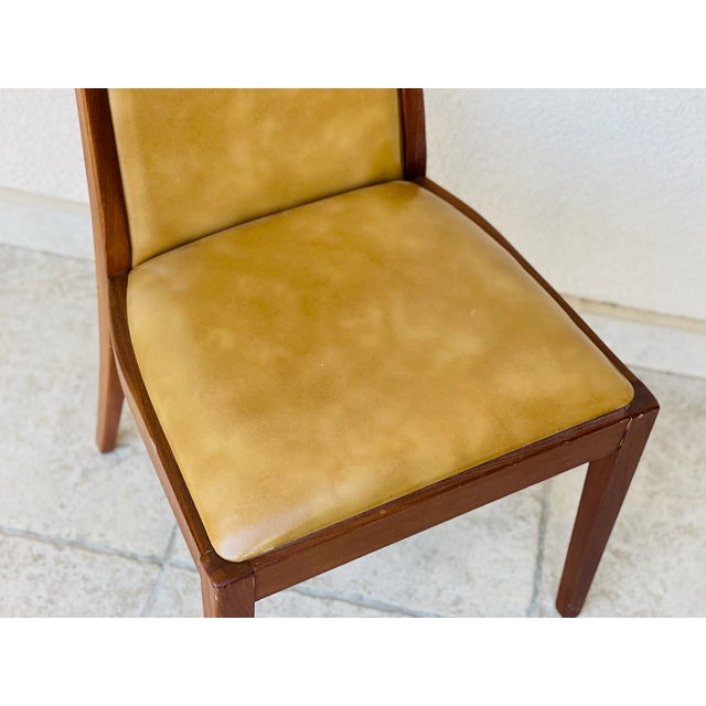 Vintage Teak and Vinyl Dining Chairs from G-Plan, 1960s, Set of 4 For Sale - Image 6 of 13