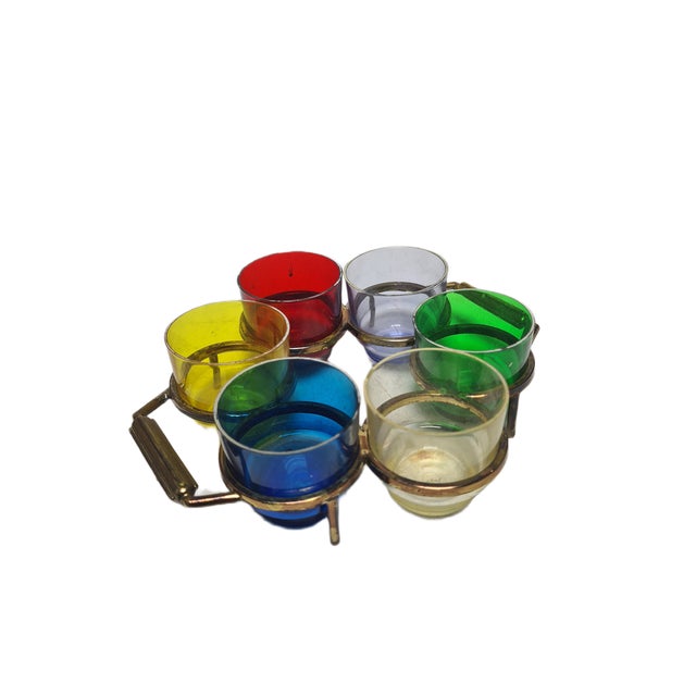 Vintage Alcohol Set, Denmark, 1960s, Set of 7 For Sale - Image 9 of 9