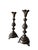 Rare 19th C. Antique Silver Judaica Shabbat Candlesticks Polish Szekman For Sale - Image 12 of 18