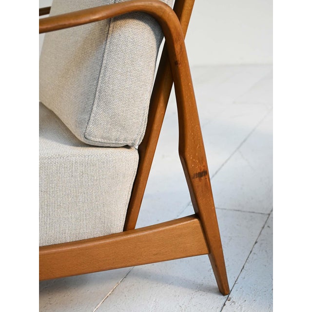 Brown German Armchairs, 1960s, Set of 2 For Sale - Image 8 of 11