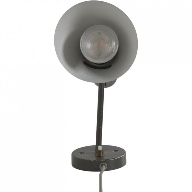 Vintage Grey Wall Lamp by Arne Jacobsen, 1990s For Sale - Image 6 of 9