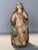Portuguese School Artist, Seated Virgin, 18th Century, Carved and Polychromed Wood For Sale - Image 9 of 10