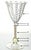 Italian 1950s Mid Century Cenedese Venetian Zanfirico Tall Goblets, Set of 12 For Sale - Image 3 of 7