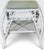Hollywood Regency Vintage Boho Chic White Wicker Scrolled Side Tables With Glass Tops - A Pair For Sale - Image 3 of 13