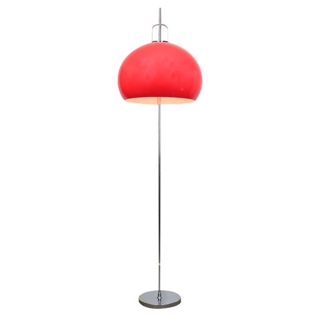 Large Space Age Lucerna Floor Lamp by Luigi Massoni for Guzzini, 1960s For Sale