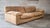 Animal Skin Roche Bobois for Tre Erre S.p.A. Buffalo Camel Leather Sofa For Sale - Image 7 of 15