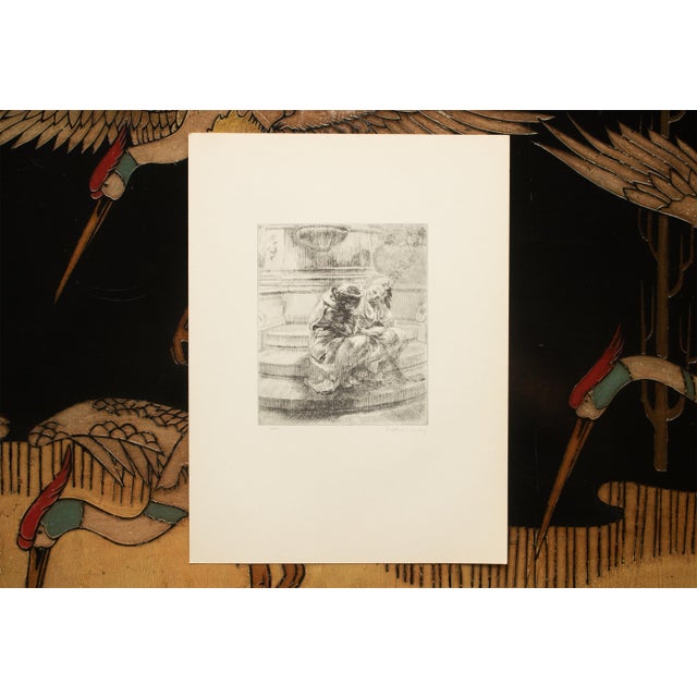 1939 After Isabel Bishop "Schoolgirls", First Edition Period Offset Lithograph For Sale - Image 4 of 8