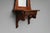 Art Nouveau Wall Mirror with Console in Walnut, Early 20th Century For Sale - Image 5 of 16