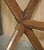 Late 19th Century Antique Victorian Oak X Frame Dining Table with Marble Top, 1870s For Sale - Image 5 of 18