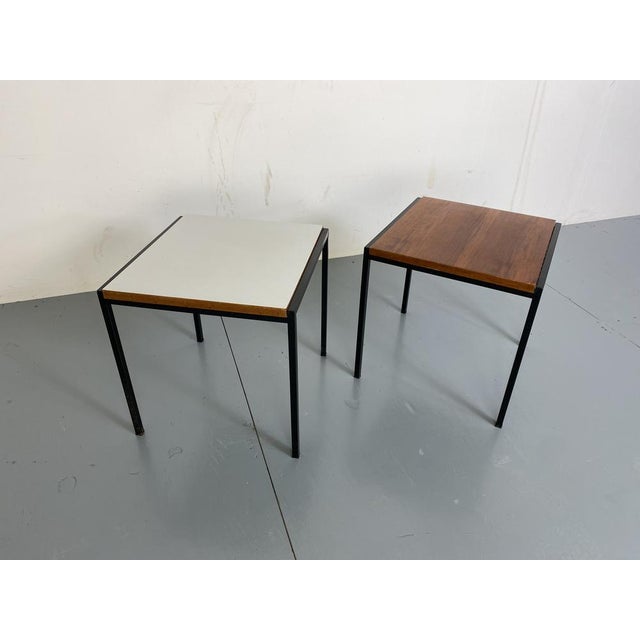 Mid-Century Modernist Side Tables from Pastoe, 1950s, Set of 2 For Sale - Image 9 of 18