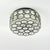 Stunning mid-century modern glass ceiling mount fixture from Limburg, Germany's leading glasswork, renowned for its...