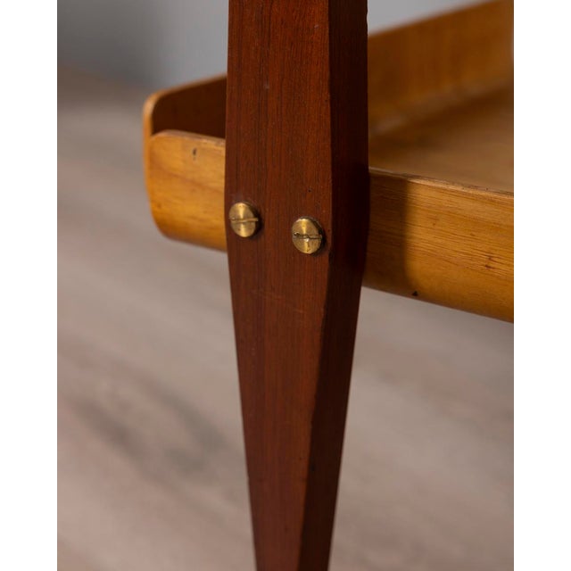 Vintage Wooden Food Cart by Carlo Ratti, 1950s For Sale - Image 9 of 16
