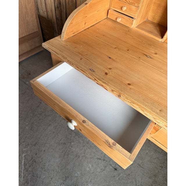 English-Style Tiered Desk, 1920s For Sale - Image 11 of 14