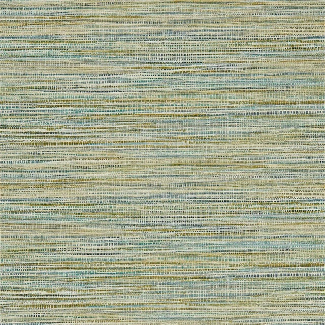 Harlequin Affinity Wallpaper in Marine/Zest - a Sample For Sale