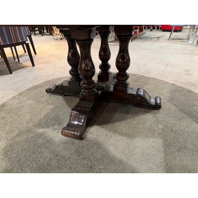 Theodore Alexander Expandable Dining Table For Sale - Image 11 of 12
