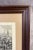 Pair of Vintage Signed Framed Etchings of Chartres Cathedral, Mid-Century For Sale - Image 9 of 15