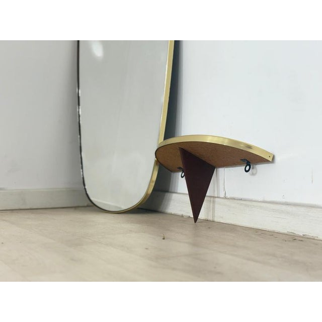 Danish Mirror with Console by Johansen Copenhagen, 1960s For Sale - Image 8 of 12
