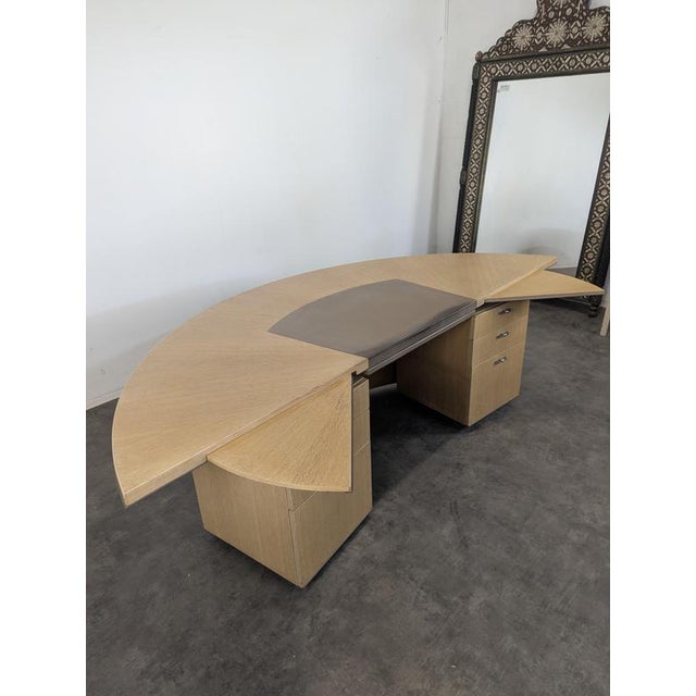 Large Semicircular Desk by André Putman for Ecart International For Sale - Image 6 of 9