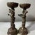 Pair of Bronze Dragon & Phoenix Candlesticks – 6.7" Figural Candle Holders For Sale In Los Angeles - Image 6 of 9
