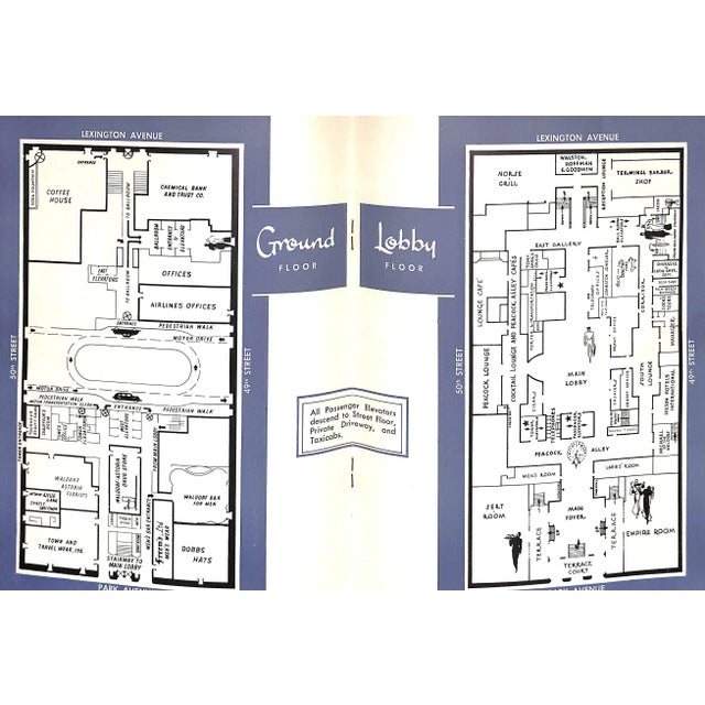 1950s "Facts About the Waldorf-Astoria" 1950 For Sale - Image 5 of 13