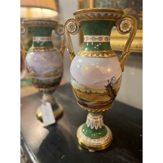 19th Century French Empire Urns- Set of 2 For Sale In Phoenix - Image 6 of 7
