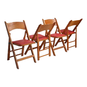 Set of Four Constructivist Style Cafe Dining Chairs C 1940/1960's