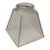 Vintage Art Deco Style Pyramidal Frosted Glass Shade For Sale