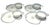 Traditional Noritake Bluebell 5558 Snack Plates & Cups Set of 4 Vintage Japan-8 Pieces For Sale - Image 3 of 7