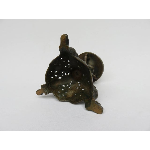 Antique Bronze Candlesticks, Set of 2 For Sale - Image 13 of 14