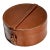 Heritage Style Antique Victorian Round Leather Collar Box Home Decor Prop Storage For Sale