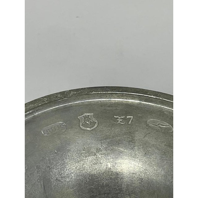 1900 - 1909 Pewter Compote Bowl by Edvin Ollers, Sweden, 1907 For Sale - Image 5 of 6