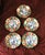 20th Century Imari Hand Painted Small Decorative Bowls - Set of 5 For Sale - Image 10 of 13