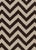Modern Contemporary Zig-Zag Design Brown, White Wool Rug by Doris Leslie Blau For Sale - Image 3 of 7