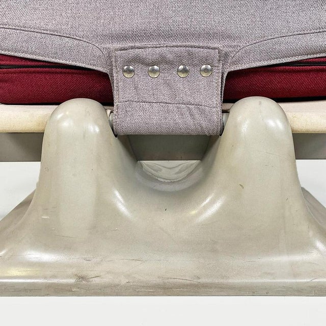 Italian AEO Armchair in Plastic and Fabric Steel by Paolo Deganello for Cassina, 1973 For Sale - Image 12 of 14