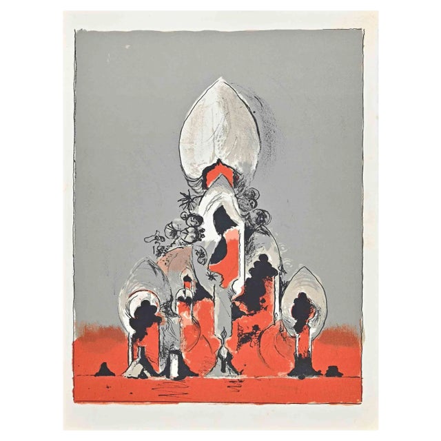 Graham Sutherland, Mosque, Lithograph, 1975 For Sale