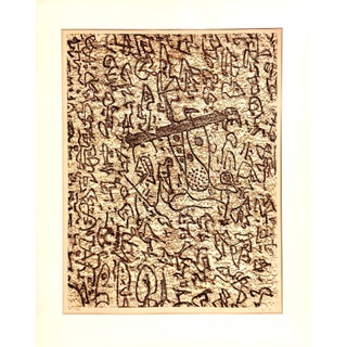 Max Ernst, Max Ernst Dada Surrealist Hand Signed Lithograph Poster for a Jewish Museum, 1966 For Sale