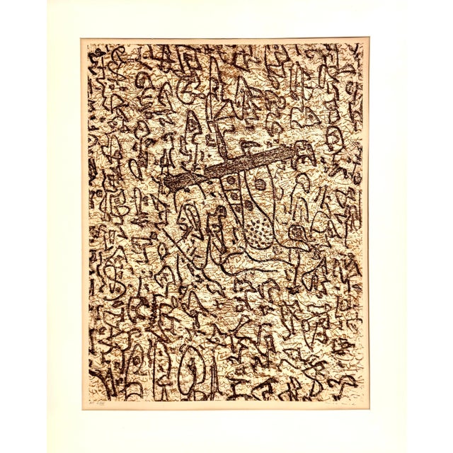 Max Ernst, Max Ernst Dada Surrealist Hand Signed Lithograph Poster for a Jewish Museum, 1966 For Sale