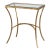 Gold Leaf Elegant Side Table For Sale