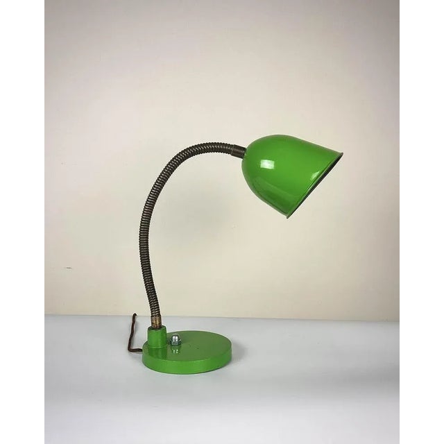 Green Articulated Lamp, 1970s For Sale - Image 4 of 7