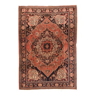 Antique Farahan Sarouk Rug 8'5'' x 11'10'' For Sale