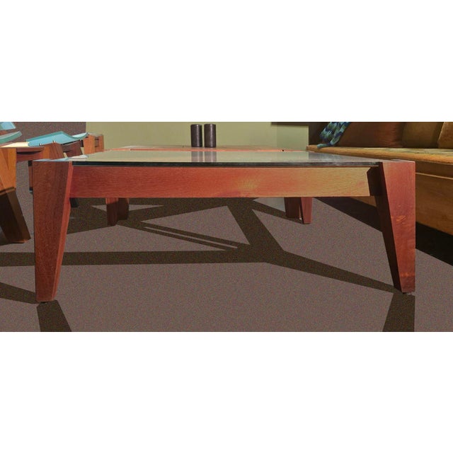 Íkonos Glass-Topped Coffee Table by Rob Edley Welborn For Sale In Palm Springs - Image 6 of 8