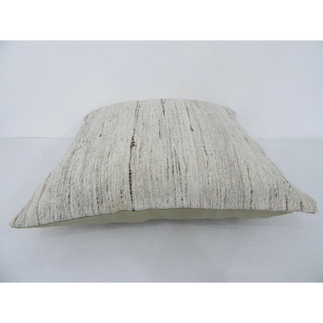 Handmade decorative pillow cover made from a vintage Turkish kilim rug. Backed with good quality cotton fabric. Pillow...