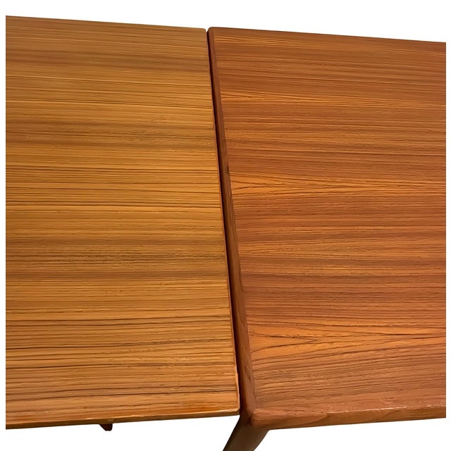 Vintage Danish Extendable Teak Dining Table, 1960s For Sale - Image 15 of 18