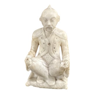 Figurative Alabaster Sculpture, 1800s For Sale