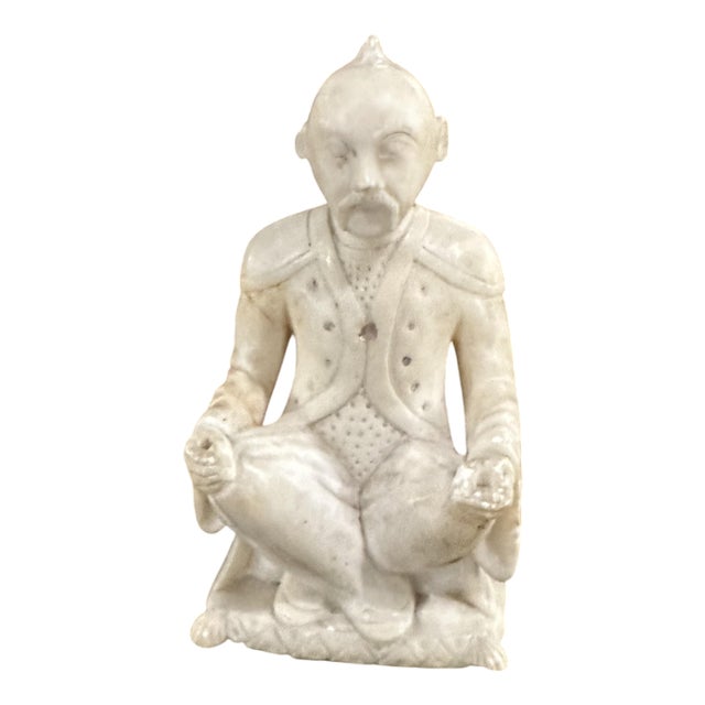 Figurative Alabaster Sculpture, 1800s For Sale
