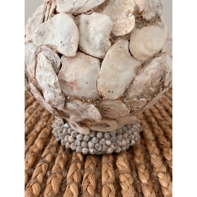 Vintage Shell Encrusted Table Lamps-a Pair For Sale - Image 12 of 12
