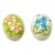 Mid 20th Century Ceramic Eggs with Floral Motif- Set of 2 For Sale - Image 13 of 13